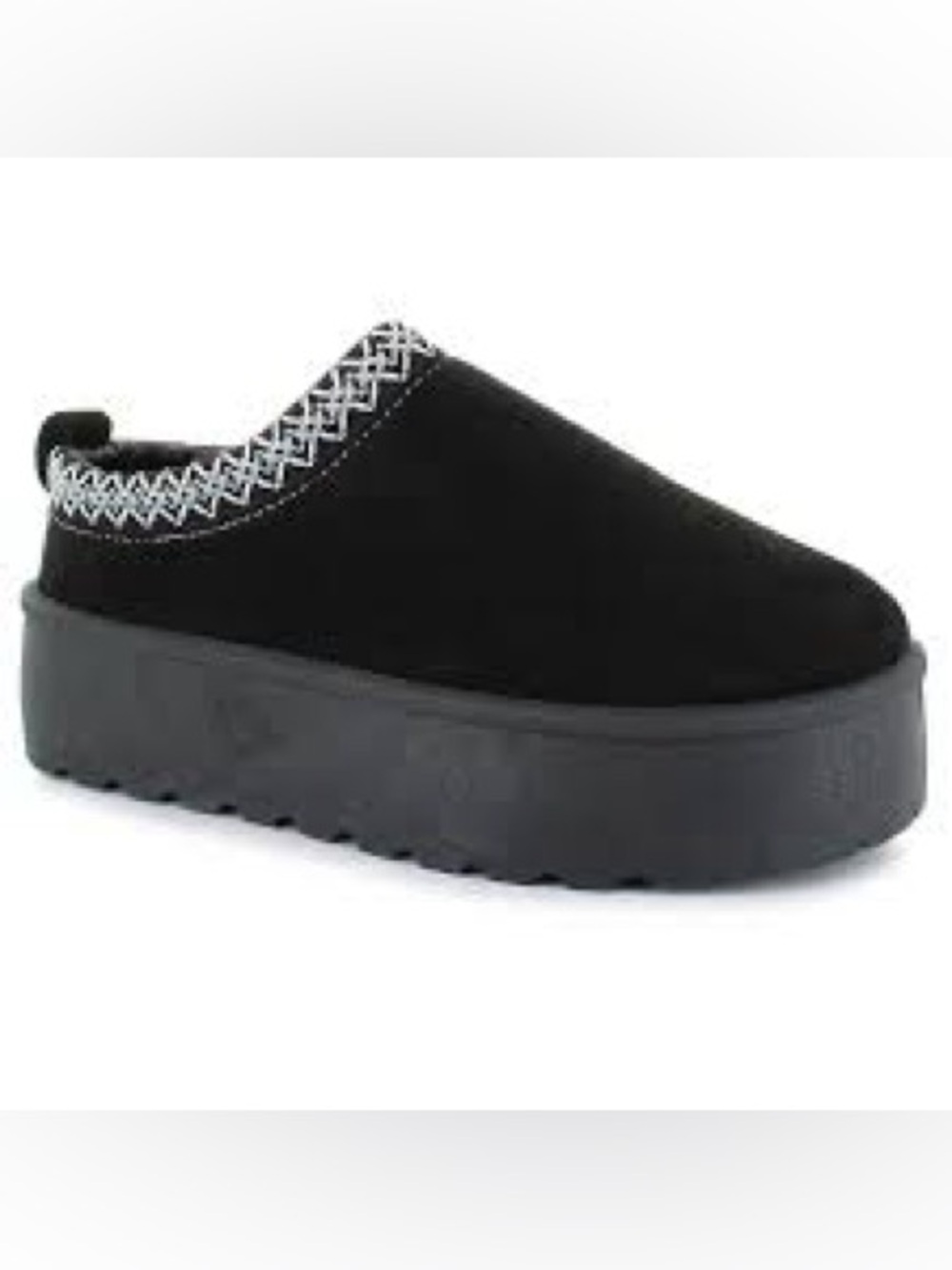 Mudd Stormy black platform slippers shoes clogs women’s size 10